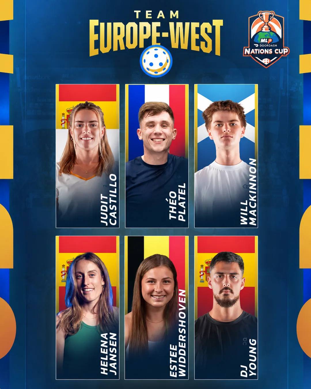 Théo Platel avec Europe-Ouest pour la première MLP Nations Cup